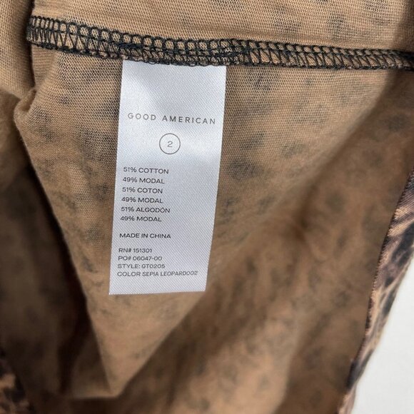 Good American Printed Strong Shoulder Tank Size 2 - Picture 5 of 7